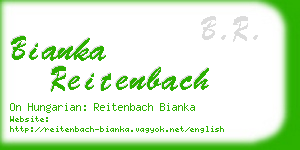 bianka reitenbach business card